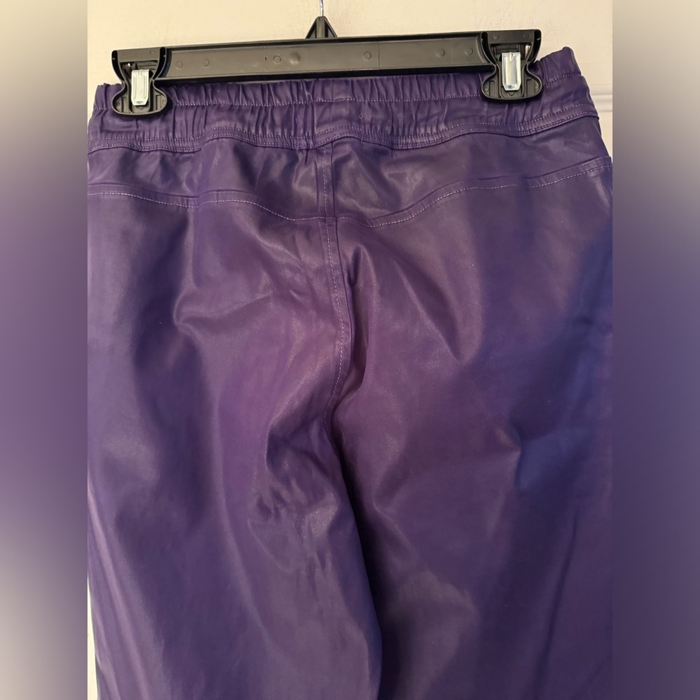 Cotton Citizen London Jogger Pants in Coated Purple Women’s Size Small - Picture 12 of 15